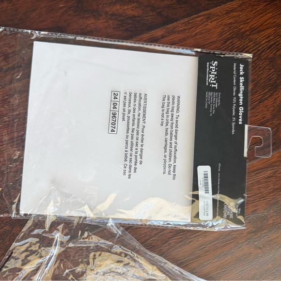 Spirit Black and White Jack Skellington Suit - Picture 6 of 8